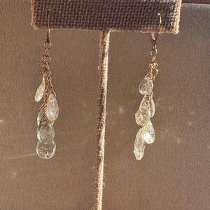 Beautiful 14 karat Gold filled and Moonstone  Earrings